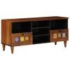 vidaXL TV-kast Walnotenhout 100 x 33 x 46 cm Massief Mango Hout