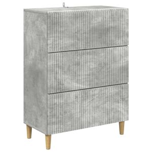 vidaXL Ladenkast Betongrijs 66 x 34,5 x 90 cm Bewerkt hout