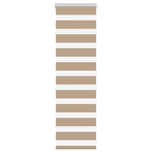 vidaXL Zebrajaloezie 40x100 cm stofbreedte 35,9 cm polyester zandbruin