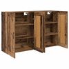 vidaXL Wandkast 2 pcs Oudhout 69,5 x 34 x 90 cm Bewerkt hout