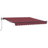 vidaXL Luifel automatisch uittrekbaar 300x250 cm bordeauxrood