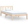 vidaXL Bedframe massief grenenhout 100x200 cm