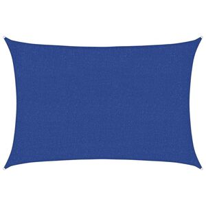vidaXL Zonnezeil 160 g/m&sup2; 2x2,5 m HDPE blauw