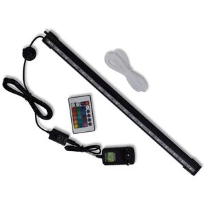 vidaXL LED-aquariumlamp met bubbels RGB 48 cm