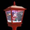 vidaXL Straatlantaarn met kerstman LED 180 cm