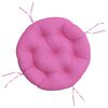 vidaXL Zitkussen rond &Oslash; 60x11 cm oxford stof roze