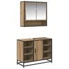 vidaXL Badkamermeubelset 2 st Artisan Eiken 80 x 33 x 60 cm