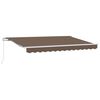 vidaXL Uitschuifbare luifel Taupe 300 x 250 cm Polyester en Aluminium