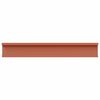 vidaXL Wandplank met plank 4 pcs Rood 60 x 9 x 3 cm Bewerkt hout