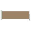 vidaXL Zijkant luifel 60 x 300 cm 100% polyester ijzer staal