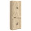vidaXL Kastenset 2 st Sonoma Eiken Bewerkt hout