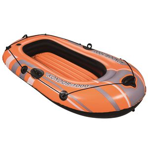 Bestway Roeiboot met opslag Oranje 155 x 93 cm Vinyl