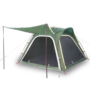 vidaXL Tent 4-persoons waterdicht snelontgrendeling groen