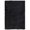 vidaXL Hoogpolig vloerkleed NAVARRA 240x340 cm polyester zwart