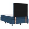 vidaXL Boxspringbed met matras met hoofdeinde Blauw 120 x 200 cm Stof