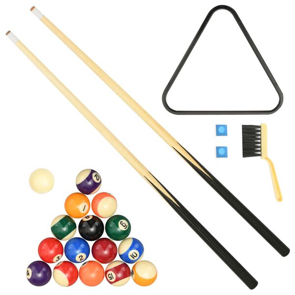 vidaXL Biljarttafel 6 feet 184x108x82 cm bruin