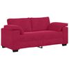 vidaXL Loveseat Sofa Wijnrood 180x77x82 cm Fluweel