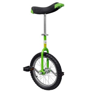 vidaXL Eenwieler verstelbaar (groen / 16 inch)