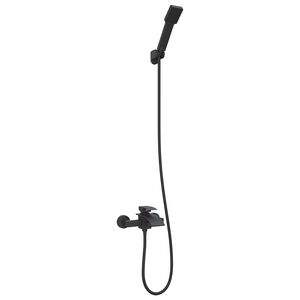 vidaXL Doucheset Zwart G 1/2 inch