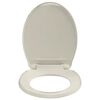 vidaXL Toiletbril soft-close ovaal abrikooskleurig