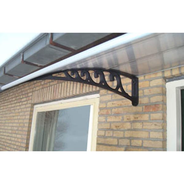 vidaXL Markies Zilver Kunststof