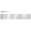 vidaXL Tuinrand 50 pcs Zilver 100 x 0.05 x 20 cm Roestvrij staal