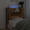 vidaXL Hoofdbord met plank Oudhout 100 x 15 x 103,5 cm Bewerkt hout