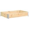 vidaXL Palletopzetrand 80x120 cm massief grenenhout