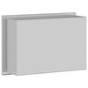 vidaXL Douche Niche Zilver 30 x 20 x 9,5 cm Roestvrij staal