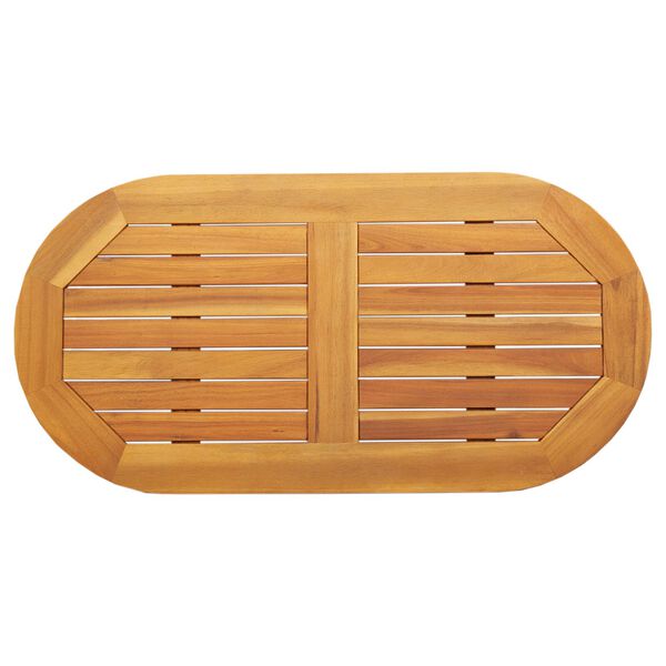 vidaXL Tafelblad Bruin 90 x 45 x 2 cm Massief Acaciahout