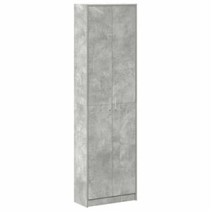 vidaXL Kledingkast Beton Grijs 55 x 25 x 189 cm Bewerkt hout