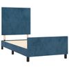 vidaXL Bedframe zonder matras 80x200 cm fluweel donkerblauw