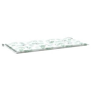 vidaXL Tuinbankkussen 100x50x3 cm oxford stof bladpatroon
