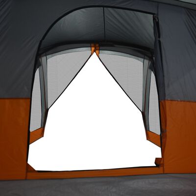 vidaXL Tent met luifel 4-persoons waterdicht oranje