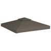 vidaXL Prieeldak 2-laags 310 g/m&sup2; 3x3m taupe