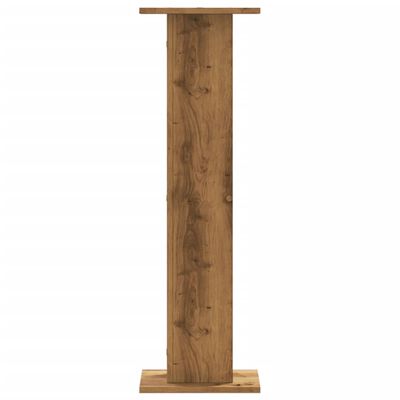 vidaXL Speakerstandaards 2 st 30x30x95 cm hout artisanaal eikenkleurig