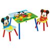 Disney Tafel en stoelen set 3-delig Mickey Mouse hout WORL119014