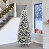 vidaXL Kunstkerstboom Wit 240 cm PVC en Plastic en Staal en PE