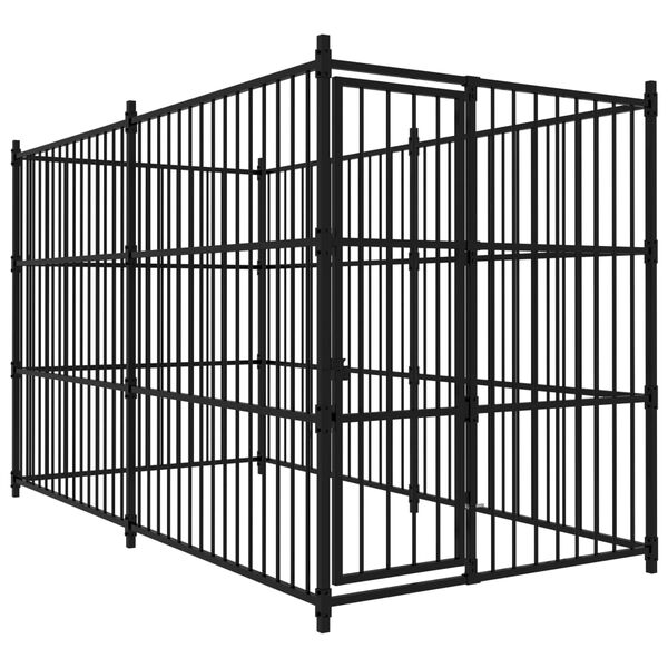 vidaXL Hondenkennel voor buiten 300x150x185 cm