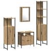 vidaXL Badkamermeubelset 4 st Artisan Eiken 33 x 33 x 185,5 cm