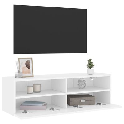 vidaXL Tv-wandmeubel 100x30x30 cm bewerkt hout wit