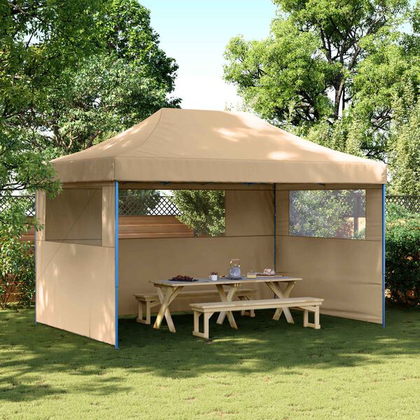 vidaXL Partytent Beige 292 x 440 x 315 cm Oxford Stof