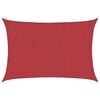 vidaXL Zonnezeil 160 g/m&sup2; 3x4,5 m HDPE rood