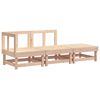 vidaXL 3-delige Loungeset massief grenenhout