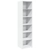 vidaXL Hoge kast 45x41x185 cm bewerkt hout wit