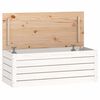 vidaXL Opbergbox wit 89x36,5x33 cm massief grenenhout