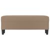 vidaXL Bankje 100x35x41 cm kunstleer cappuccinokleurig