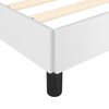 vidaXL Bedframe zonder matras 120x190 cm kunstleer wit