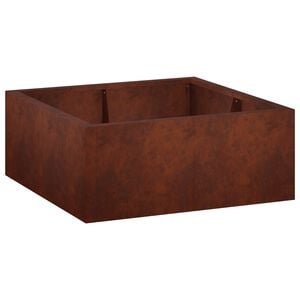 vidaXL Retentiewall 4 st 100 x 100 x 40 cm weervast staal Roestkleurig