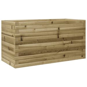 vidaXL Plantenbak 90x40x45,5 cm ge&iuml;mpregneerd grenenhout